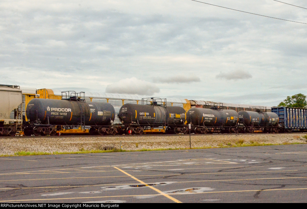 Tank cars in the yard